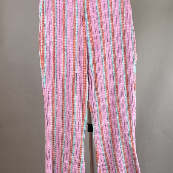 Free People Cropped Multi Color Stretch Pants XS - Picture 4 of 8